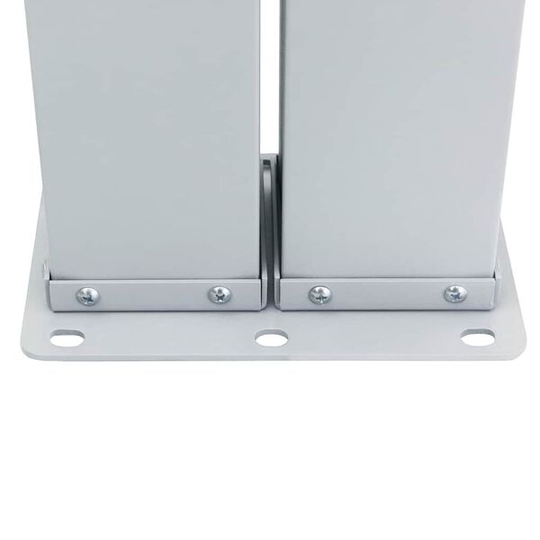 vidaXL Retractable Side Awning Cream 120x1000 cm