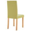 vidaXL Dining Chairs 2 pcs Green Fabric
