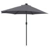 vidaXL Garden Parasol Anthracite 294 x 150 x 224 cm Fabric