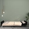 vidaXL 2-Seater Sofa Bed Black Velvet