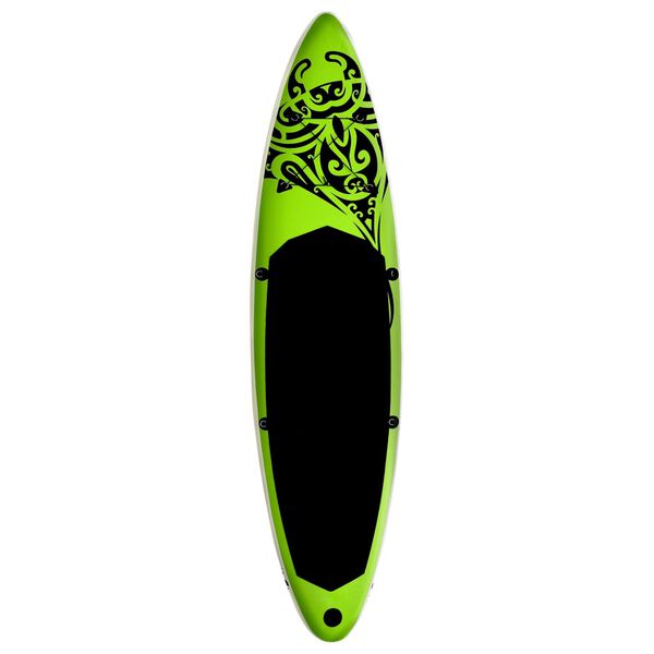 vidaXL Inflatable Stand Up Paddleboard Set 305x76x15 cm Green