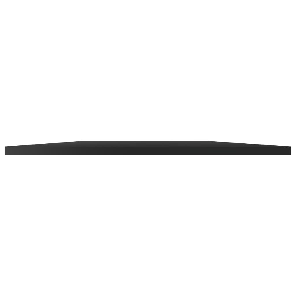 vidaXL Bookshelf Boards 8 pcs High Gloss Black 80x50x1.5 cm Engineered Wood