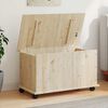 vidaXL Storage Chest with Wheels ALTA 73x39.5x43 cm Solid Wood Pine