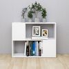 vidaXL TV Cabinet White 80x24x63 cm Engineered Wood