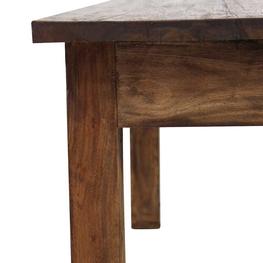 vidaXL Coffee Table Solid Mahogany Wood 98x73x45 cm