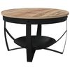 vidaXL Coffee Table Ø68x43 cm Rough Mango Wood