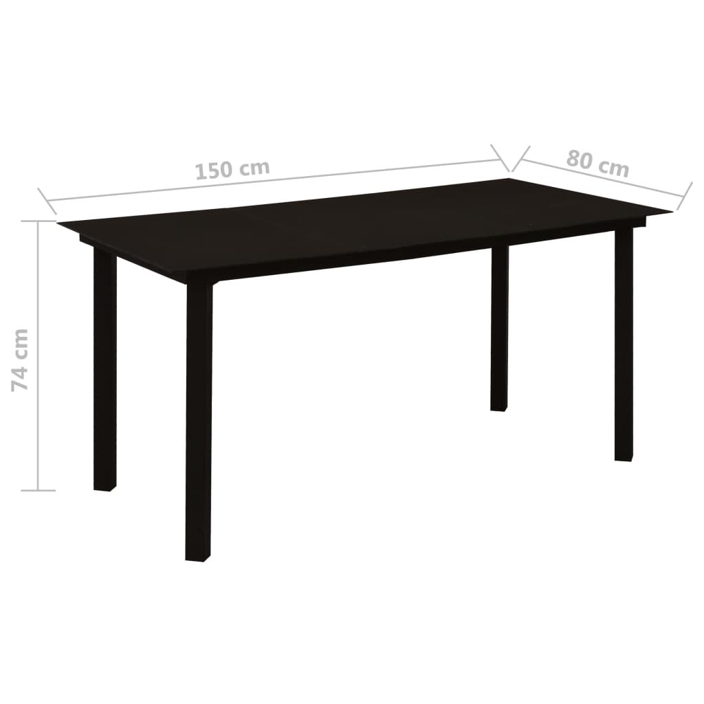 vidaXL 5 Piece Garden Dining Set