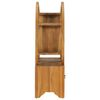 vidaXL Cabinet with Yin Yang Shelf 68x26x83 cm Solid Teak Wood