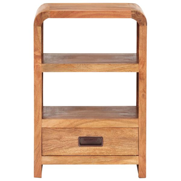 vidaXL Bedside Table 40x30x60 cm Solid Acacia Wood Honey Finish