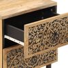 vidaXL Bedside Cabinets 2 pcs 40x33x46 cm Solid Wood Mango
