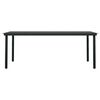 vidaXL 9 Piece Garden Dining Set Grey and Black