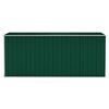 vidaXL Wall-mounted Garden Shed Green 118x382x178 cm Galvanised Steel
