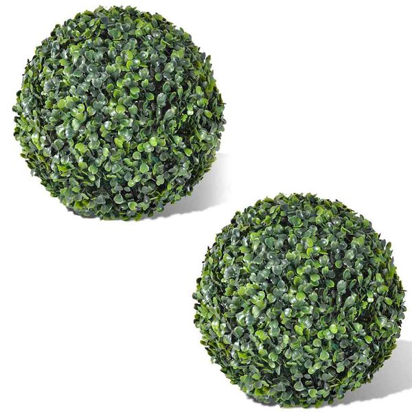 vidaXL Artificial Boxwood Balls 2 pcs 35 cm