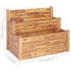 vidaXL 2-Tier Garden Planter 110x75x84 cm Solid Acacia Wood