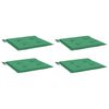 vidaXL Garden Chair Cushions 4 pcs Green 40x40x4 cm Oxford Fabric