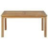 vidaXL Coffee Table Teak 90x50x45 cm