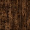 vidaXL Coffee Table Smoked Oak 100x50x45 cm Engineered Wood and Iron