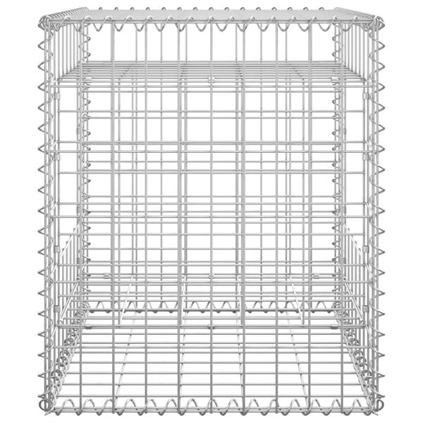 vidaXL Gabion Basket Post 50x50x60 cm Iron