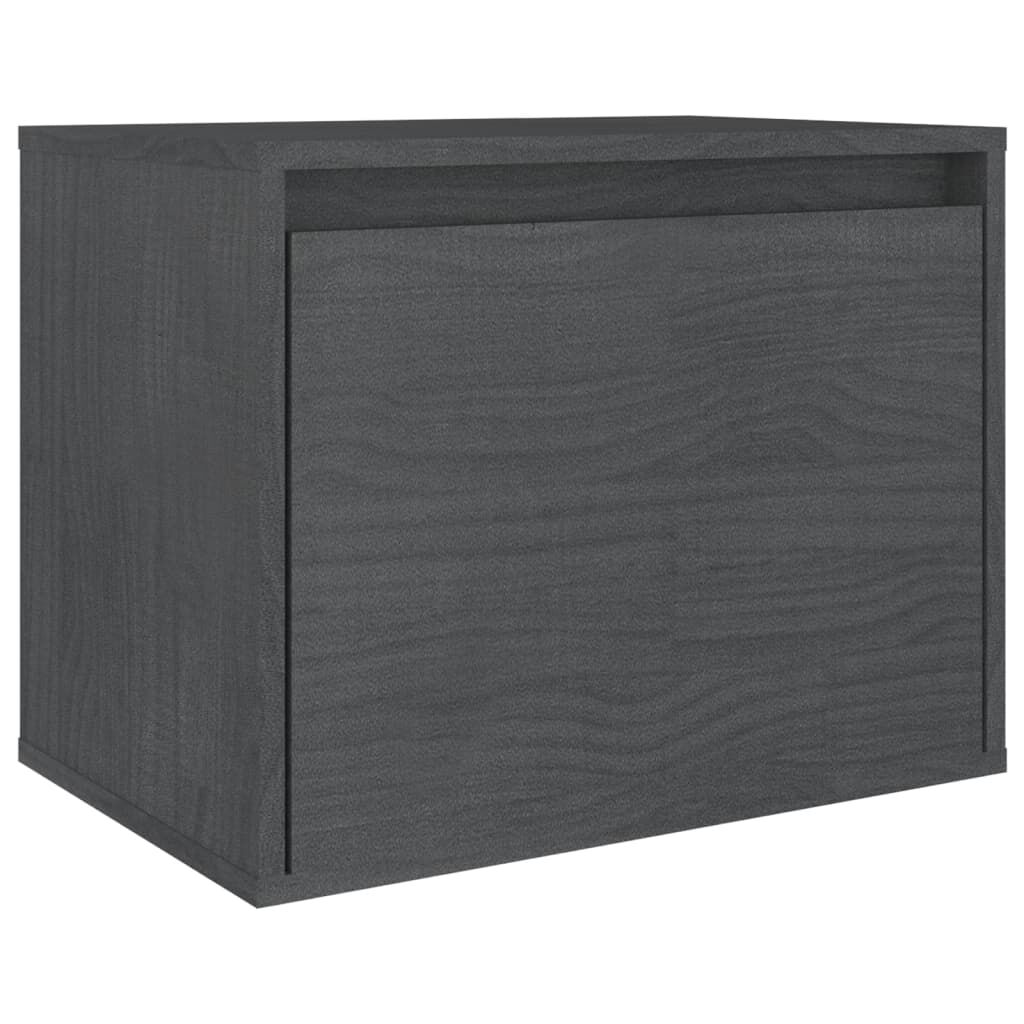 vidaXL TV Cabinets 6 pcs Grey Solid Wood Pine