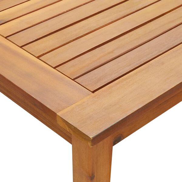 vidaXL 7 Piece Outdoor Dining Set Solid Acacia Wood