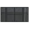 vidaXL Garden Table with Glass Top Black 100x55x73 cm Poly Rattan