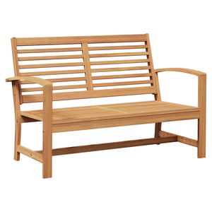 vidaXL Bench Brown 110 x 65 x 76.5 cm Solid Teak Wood
