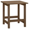 vidaXL Garden Adirondack Chair with Table Solid Fir Wood Brown