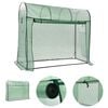 vidaXL Greenhouse with Zippered Door 200x80x170 cm