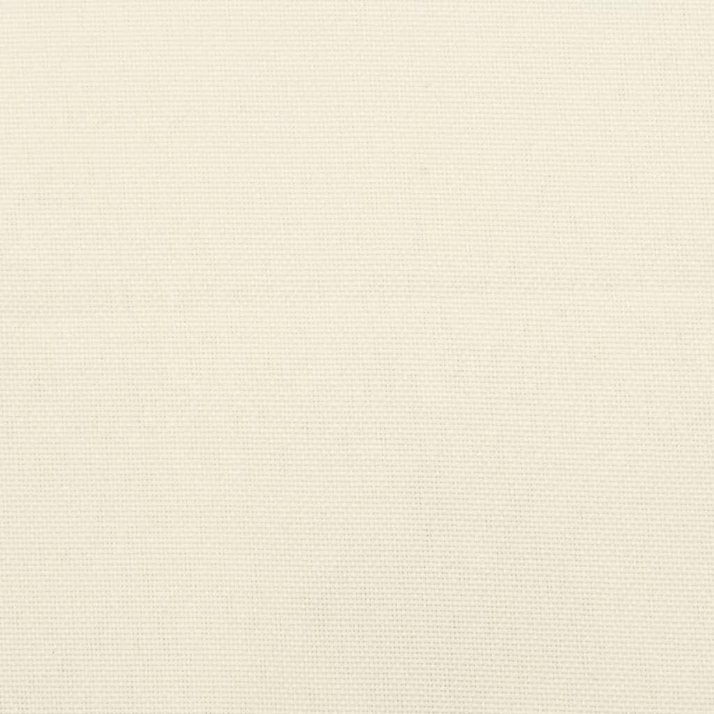 vidaXL Chair Cushions 2 pcs Cream White 40x40x7 cm Oxford Fabric