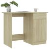 vidaXL Desk Sonoma Oak 100x50x76 cm Engineered Wood