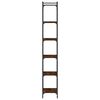 vidaXL Bookcase 6-Tier Brown Oak 40x30x188 cm Engineered Wood