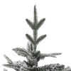 vidaXL Artificial Pre-lit Christmas Tree with Flocked Snow 240 cm PVC&PE