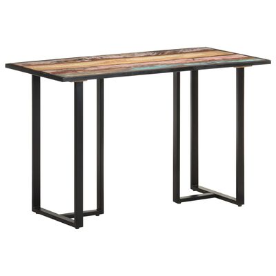 vidaXL Dining Table 120 cm Solid Reclaimed Wood