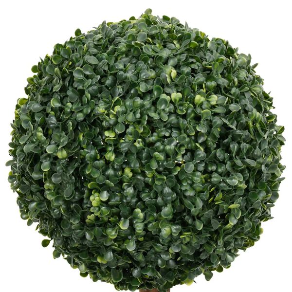 vidaXL Artificial Boxwood Plant with Pot Ball Shaped Green 119 cm