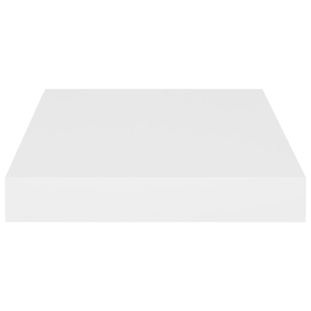vidaXL Floating Wall Shelf White 23x23.5x3.8 cm MDF