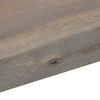 vidaXL Console Table Grey 115x35x76 cm Solid Aacia Wood and Iron