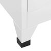 vidaXL Locker Cabinet with 4 Compartments 38x45x180 cm