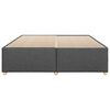 vidaXL Bed Frame without Mattress Dark Grey California King Fabric