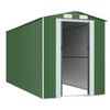 vidaXL Garden Shed Green 192x440x223 cm Galvanised Steel
