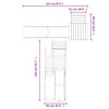 vidaXL Outdoor Playset Solid Wood Douglas