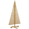 vidaXL Wooden Christmas Tree with Stand Brown 120 cm Solid pine wood