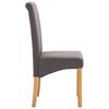 vidaXL Dining Chairs 4 pcs Taupe Fabric