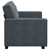 vidaXL 2-Seater Sofa Dark Grey 160x78x84 cm Velvet