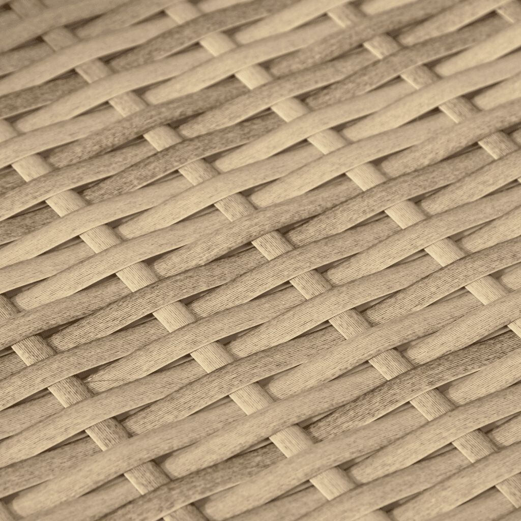 vidaXL 9 Piece Garden Sofa Set with Cushions Beige Poly Rattan