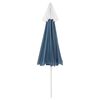 vidaXL Beach Parasol Blue 240 cm