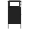 vidaXL Bathroom Sink Cabinet Black 80x30x60 cm Engineered Wood