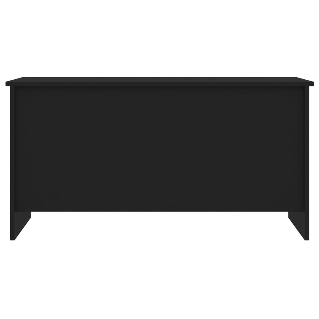 vidaXL Coffee Table Black 102x55.5x52.5 cm Engineered Wood
