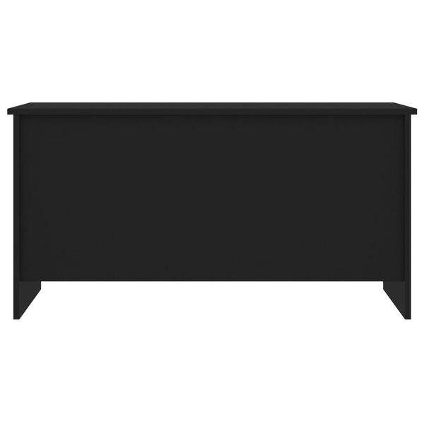 vidaXL Coffee Table Black 102x55.5x52.5 cm Engineered Wood