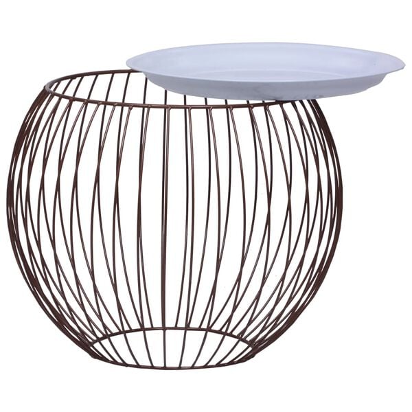vidaXL Coffee Table Gold Ø 51 cm