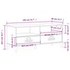 vidaXL TV Cabinet VIKEN Anthracite Grey Engineered Wood